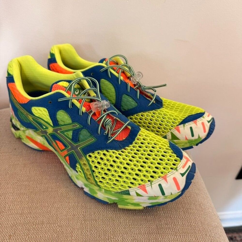ASICS Gel Noosa Tri 7 Neon Running Shoes Men’s Size 10.5